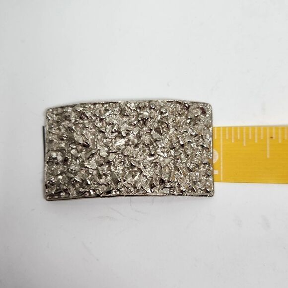 MUSI Silver Rectangle Shoe Clips - Picture 5 of 6